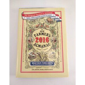 The Old Farmers Almanac 2016 Hardcover Gardening Plants Astronomy Astrology